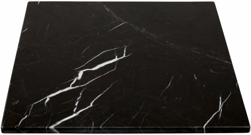 Plateau 30x30 cm marbre noir - Stoned - The Cool Republic