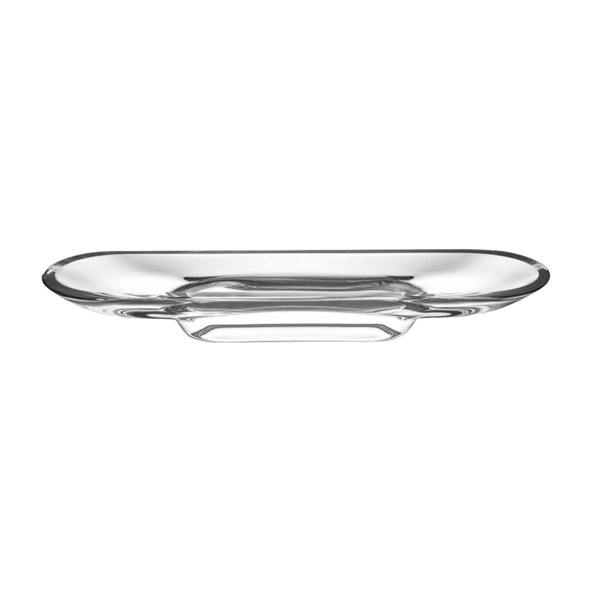 Silhouette Compartment Tray Single Section Long - Nude Glass - The Cool Republic