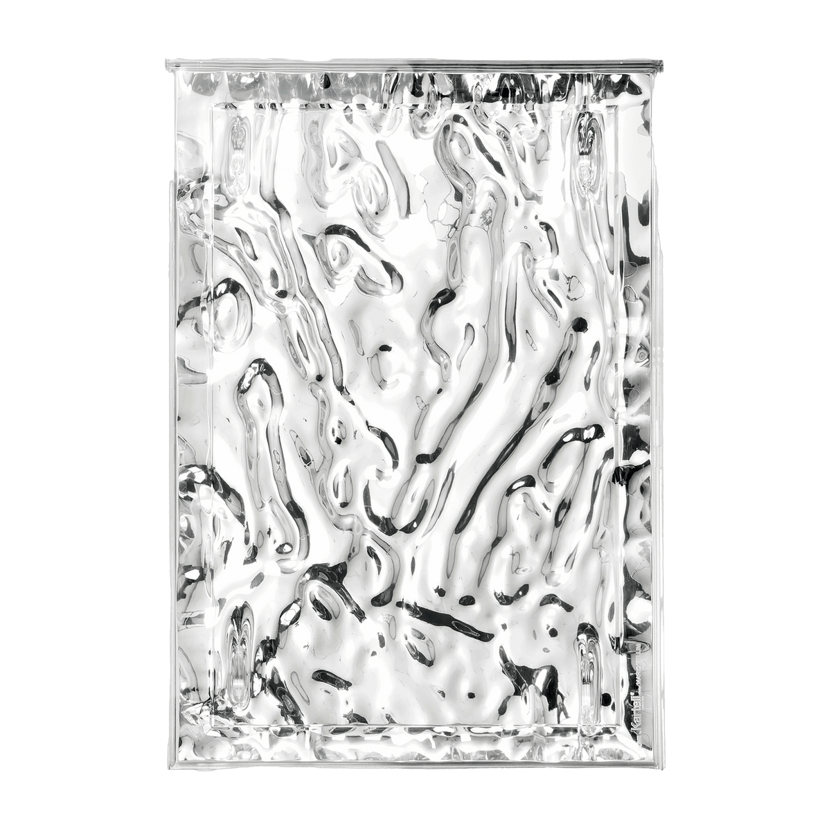 Plateau argenté 46x32 Dune - Kartell - The Cool Republic