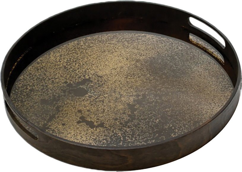 Plateau avec miroir vieilli bronze - Ethnicraft Accessories - The Cool Republic