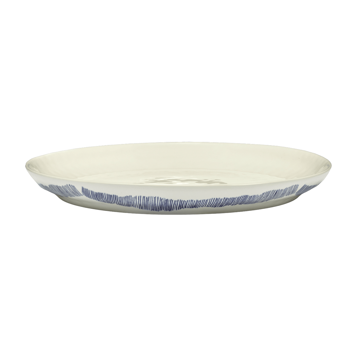 White tray with Feast blue pattern - Serax - The Cool Republic