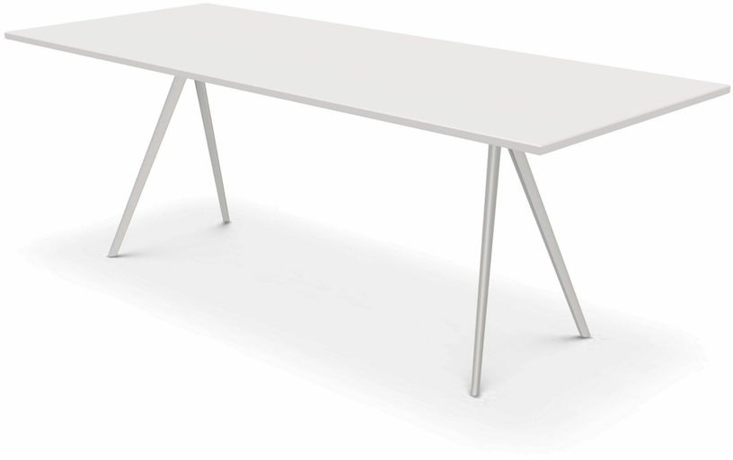Plateau de table en bois blanc 205x85 cm Baguette - Magis - The Cool Republic