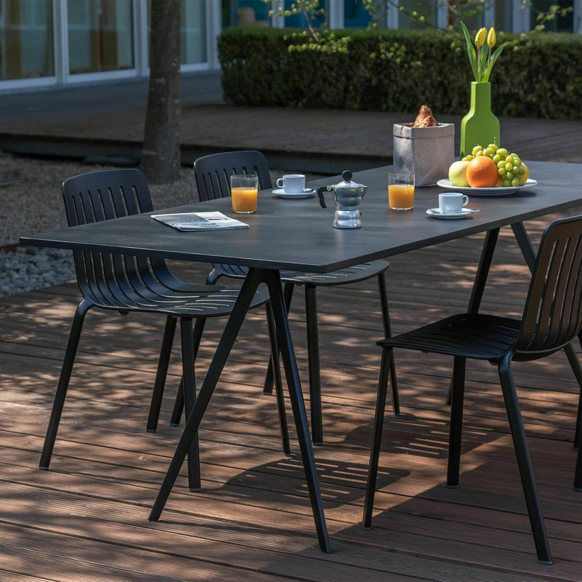 Plateau de table en bois noir 205x85 cm Baguette - Magis - The Cool Republic