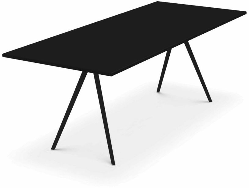 Plateau de table en bois noir 205x85 cm Baguette - Magis - The Cool Republic
