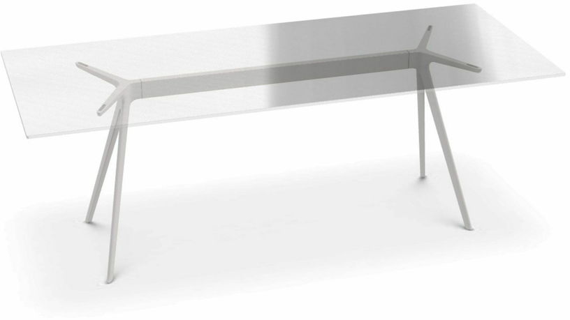 Plateau de table en verre blanc 205x85 cm Baguette - Magis - The Cool Republic