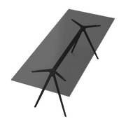 Plateau de table en verre noir 205x85 cm Baguette - Magis - The Cool Republic