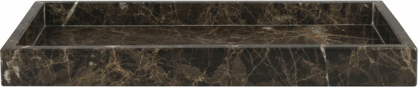 Plateau décoratif en marbre marron Marble - Mette Ditmer - The Cool Republic
