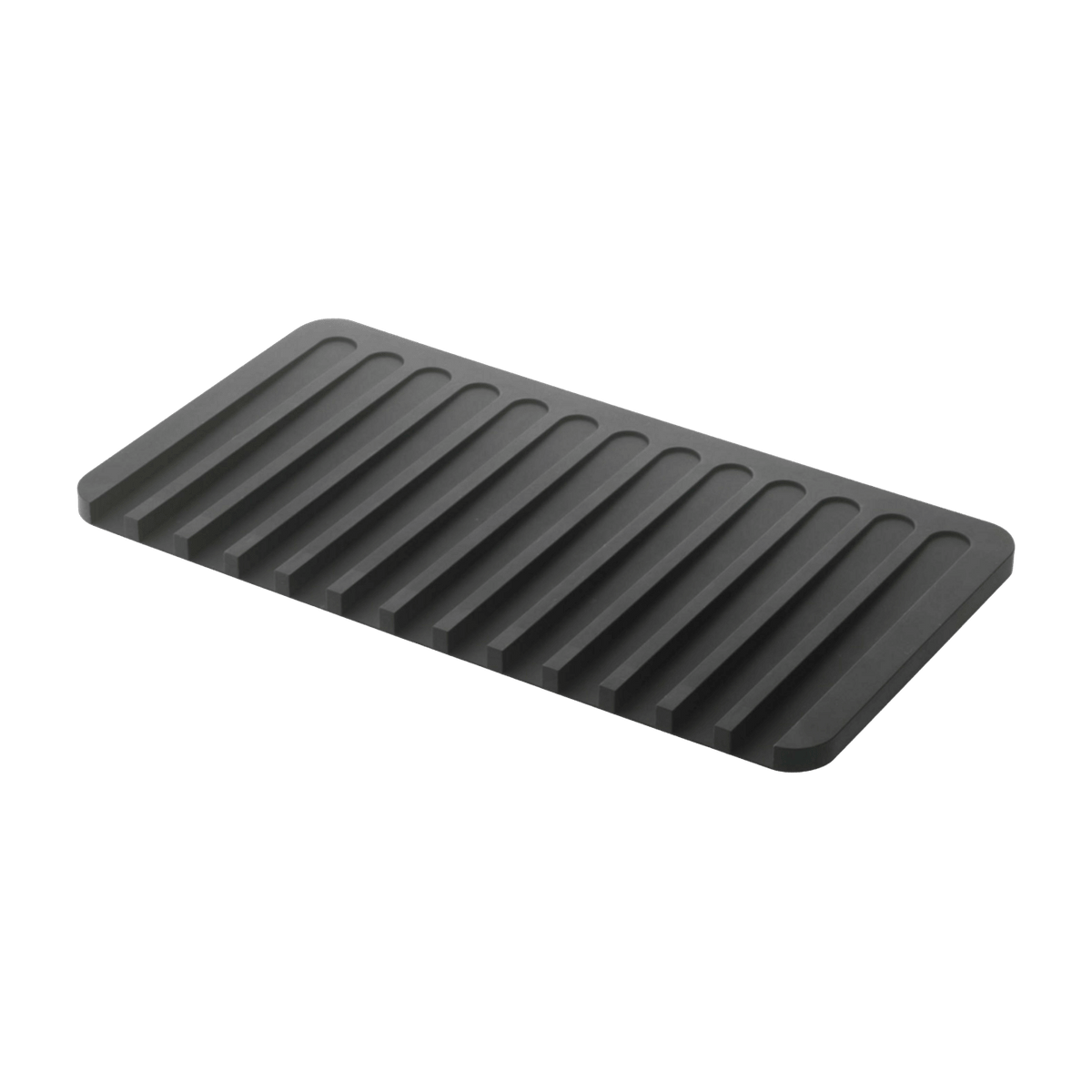 Plateau égouttoir en silicone noir - Yamazaki - The Cool Republic