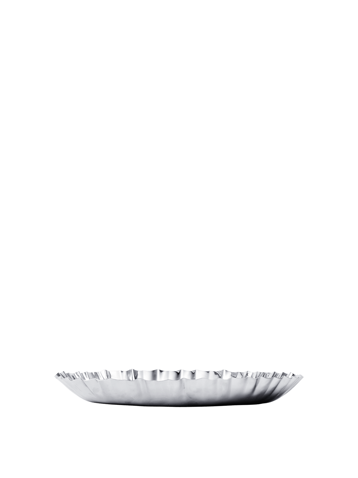 Plateau en acier inoxydable et miroir poli 28,5 cm Tydra - Ferm Living - The Cool Republic