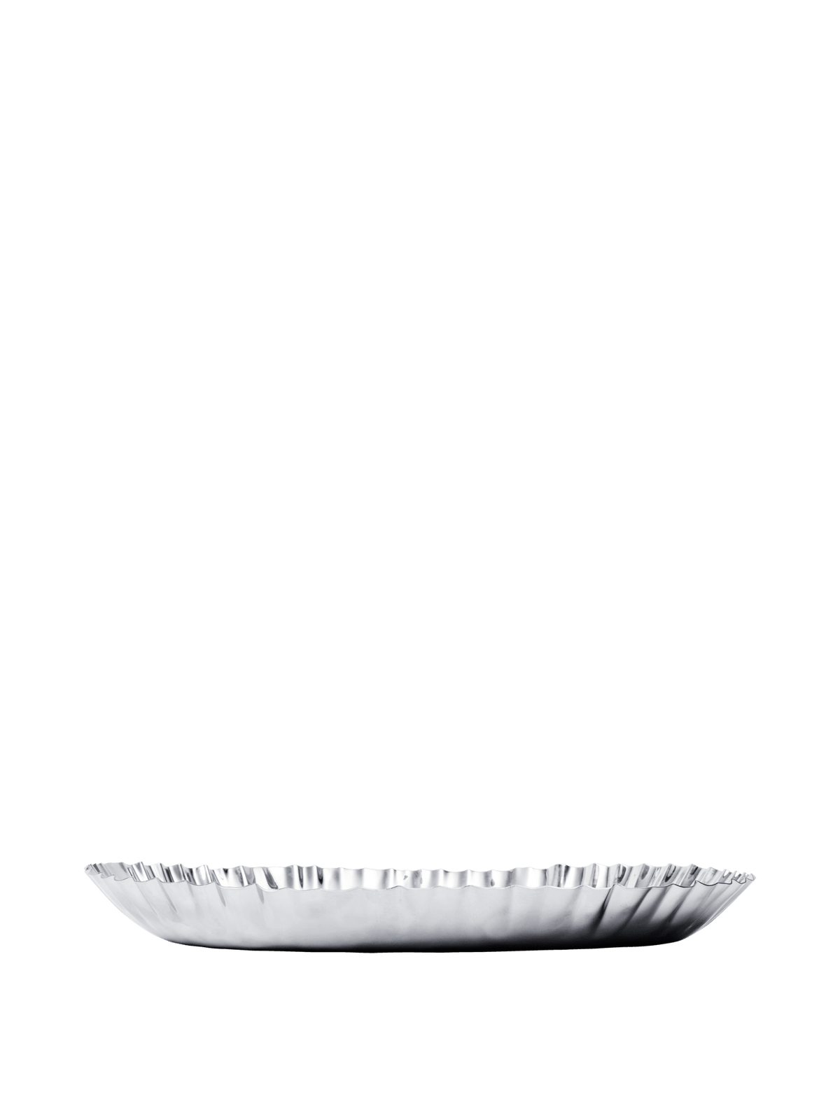 Plateau en acier inoxydable et miroir poli 35 cm Tydra - Ferm Living - The Cool Republic