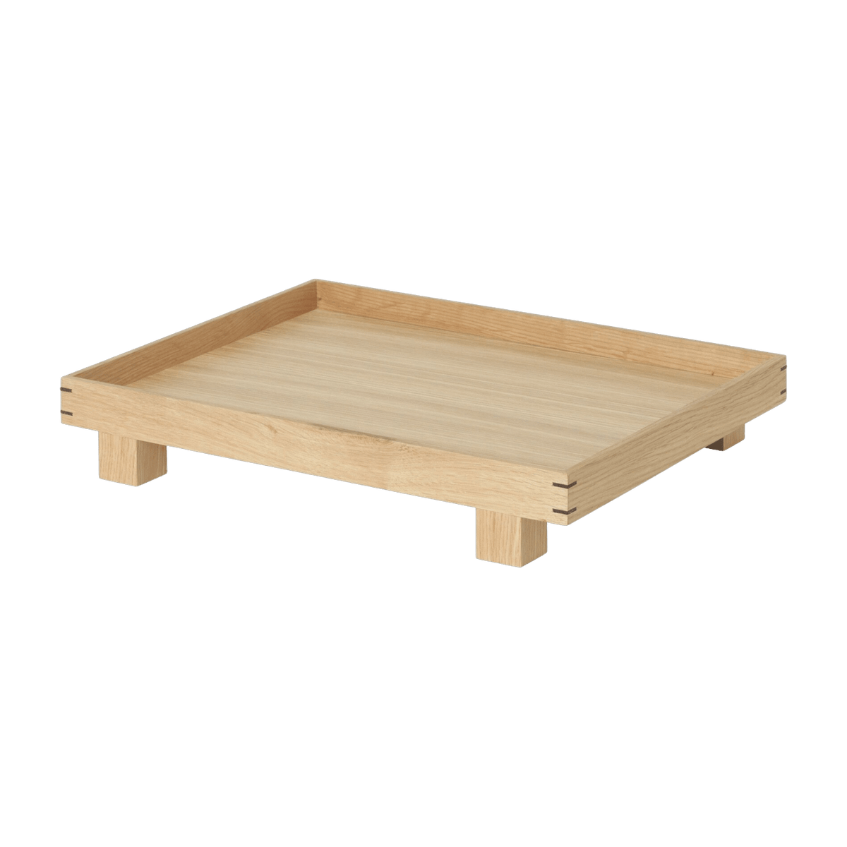 Plateau en chêne naturel 36 x 6 x 28 cm Bon - Ferm Living - The Cool Republic