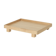 Plateau en chêne naturel 36 x 6 x 28 cm Bon - Ferm Living - The Cool Republic