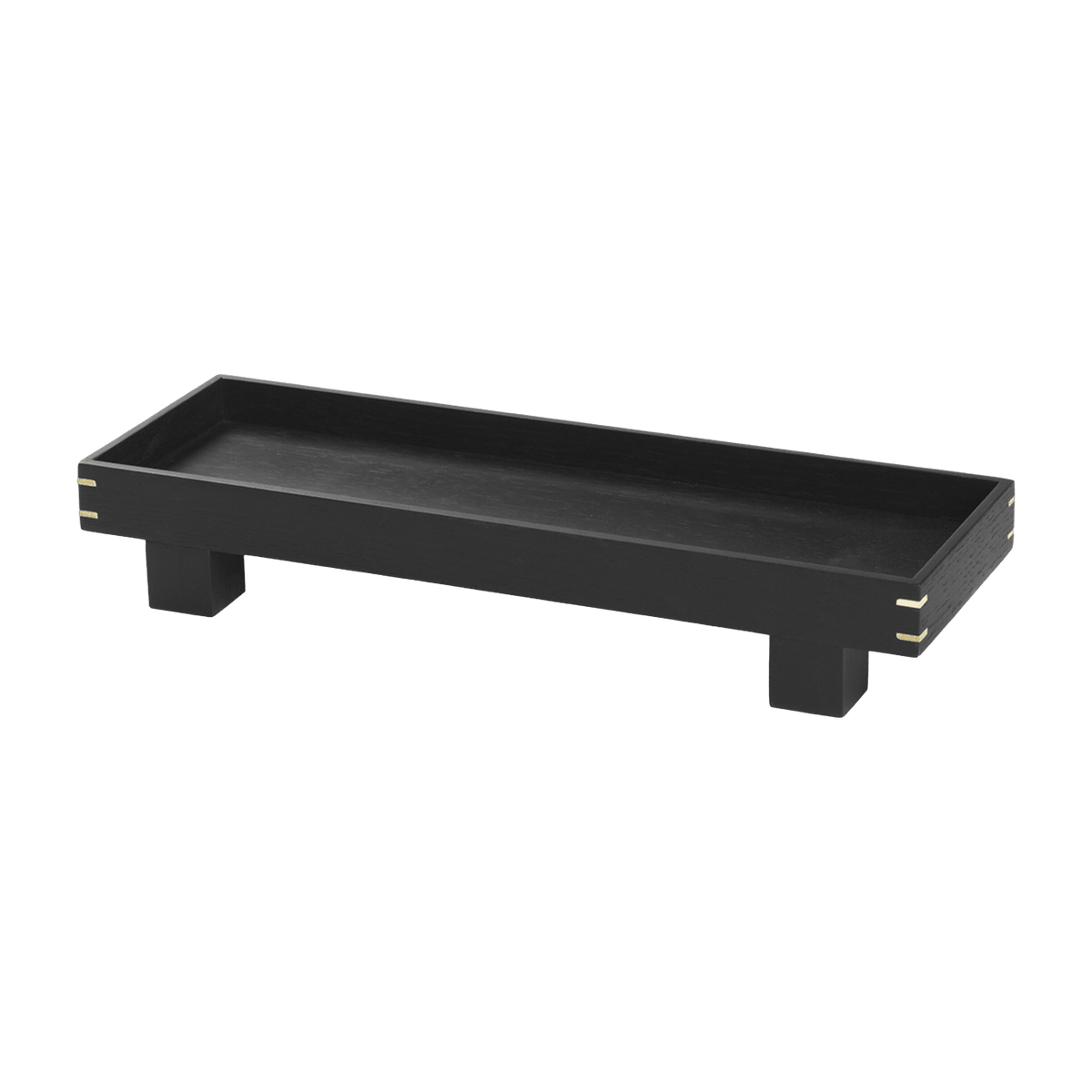 Black oak tray 36 x 6 x 12 cm Bon - Ferm Living - The Cool Republic