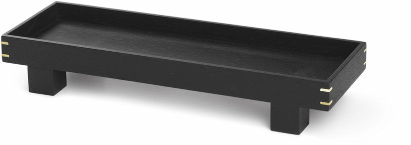Plateau en chêne noir 36 x 6 x 12 cm Bon - Ferm Living - The Cool Republic