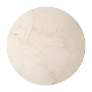 Plateau en marbre beige pour la table d'appoint Androgyne - Audo - The Cool Republic
