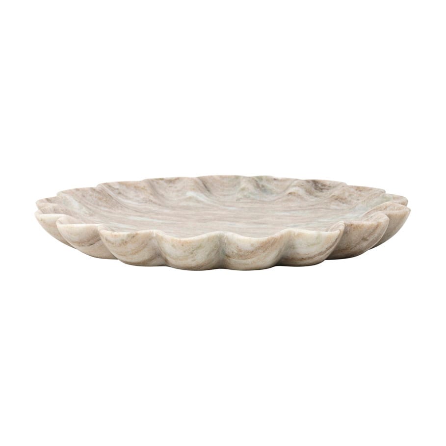 Plateau en marbre marron 25cm Amelia - Broste Copenhagen - The Cool Republic