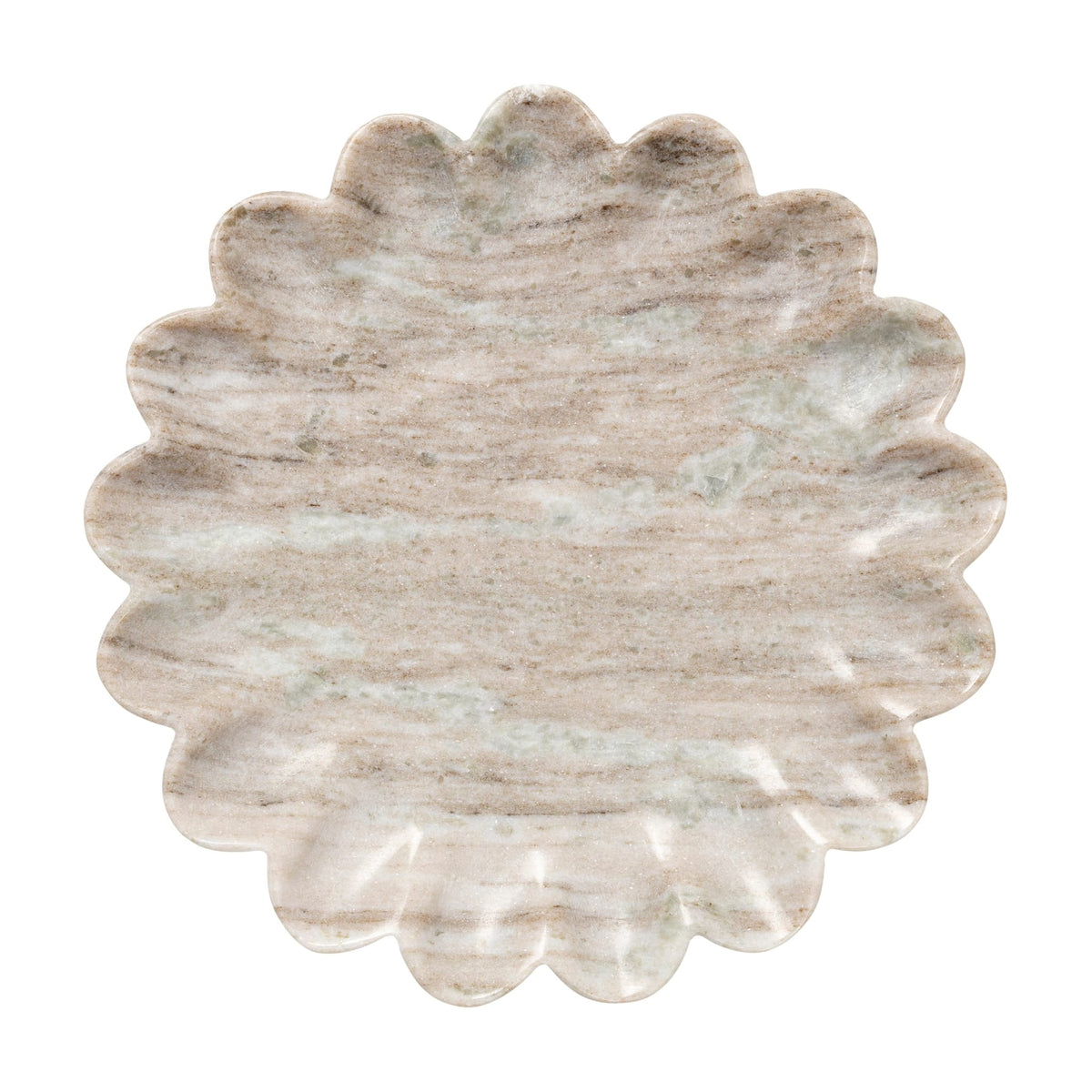 Plateau en marbre marron 25cm Amelia - Broste Copenhagen — vue 4