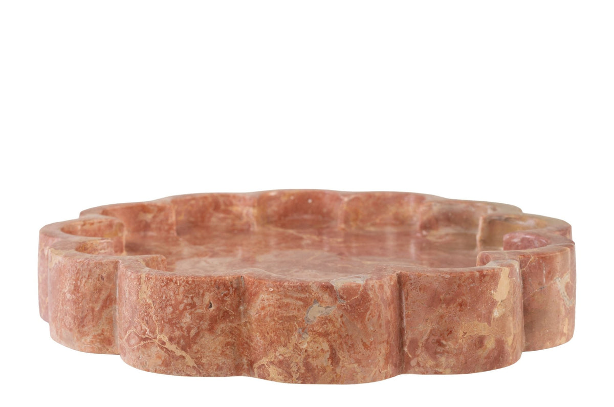 Plateau en marbre rose de kalipare 25x4cm Sam - Versmissen - The Cool Republic
