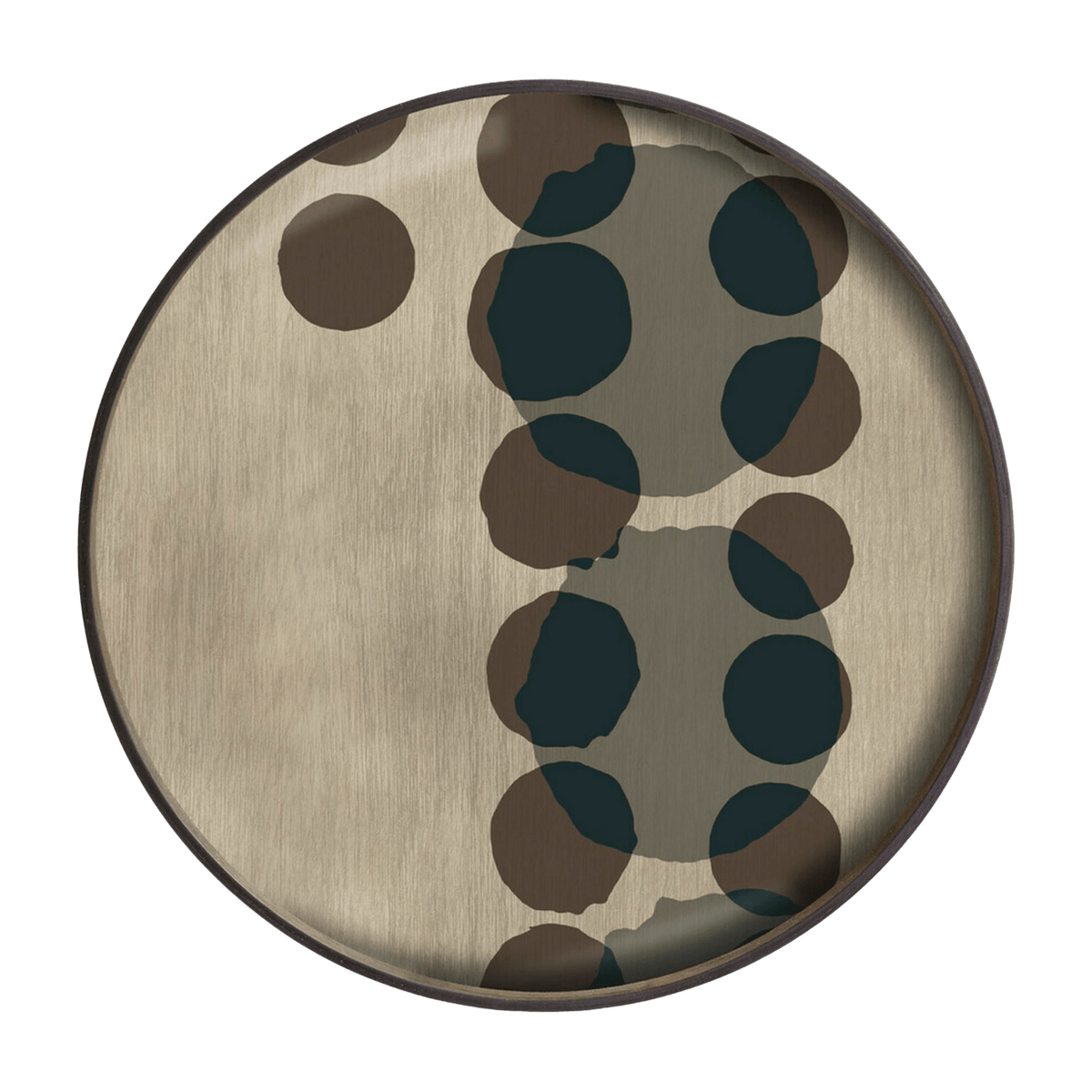 Plateau en verre Layered Dots - Ethnicraft Accessories - The Cool Republic