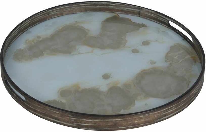 Plateau en verre organique Mist Gold S - Ethnicraft Accessories - The Cool Republic