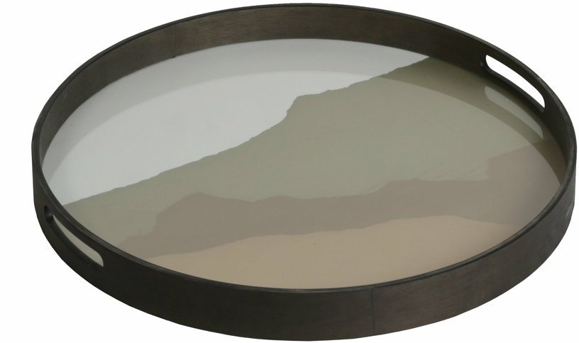 Plateau en verre rond Sand Wabi Sabi S - Ethnicraft Accessories - The Cool Republic
