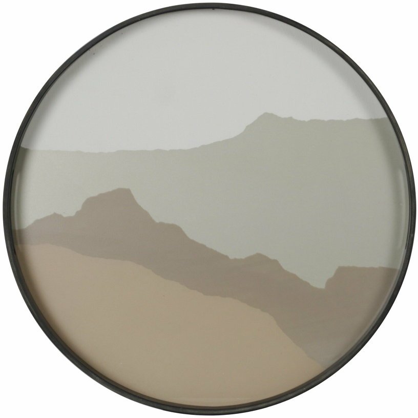 Plateau en verre rond Sand Wabi Sabi S - Ethnicraft Accessories - The Cool Republic