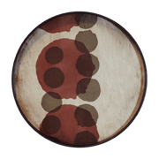 Plateau en verre rouge avec points S Translucent Silhouettes - Ethnicraft Accessories - The Cool Republic
