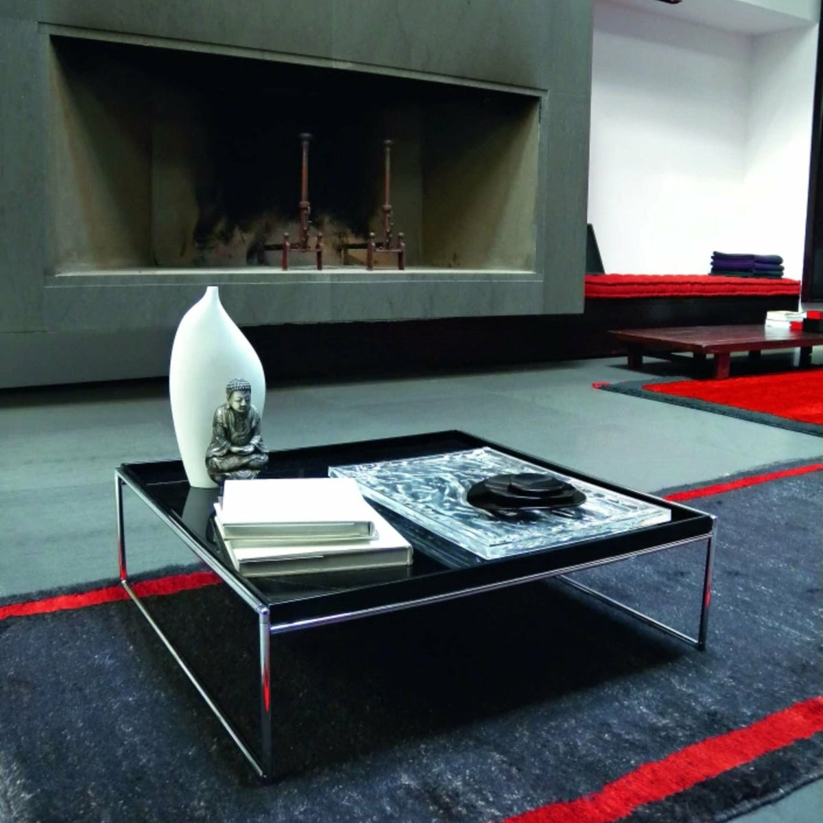 Plateau gris 55x38 Dune - Kartell - The Cool Republic