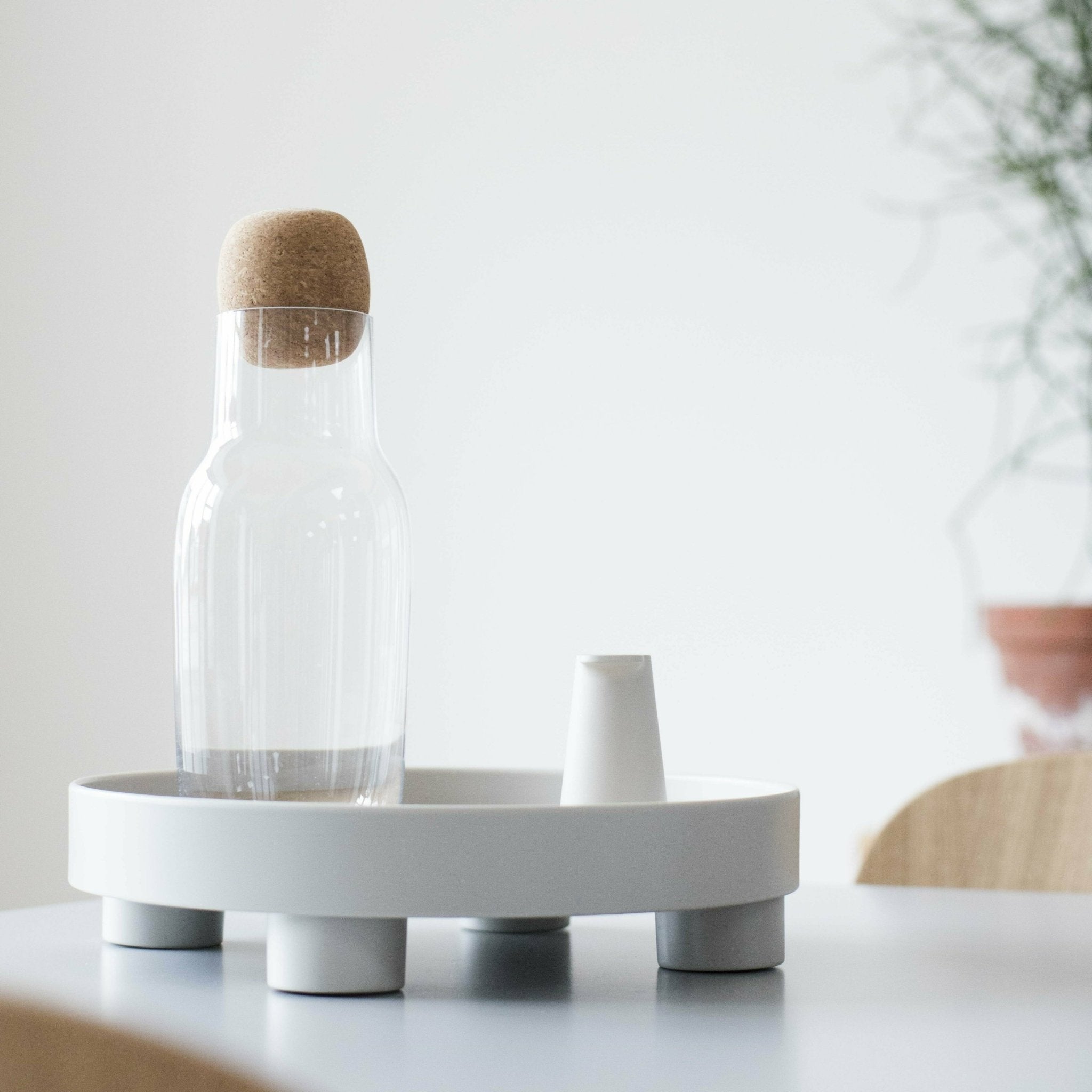 Plateau gris clair 30 cm Platform - Muuto - The Cool Republic