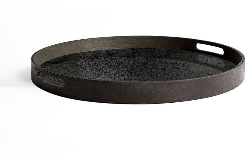 Plateau miroir noir charbon S - Ethnicraft Accessories - The Cool Republic