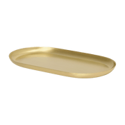 Oval brass tray 17, 8 x 1 x 8, 7 cm Basho - Ferm Living - The Cool Republic