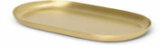 Plateau ovale en laiton 17,8 x 1 x 8,7 cm Basho - Ferm Living - The Cool Republic