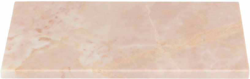 Plateau rectangulaire 15x30 cm marbre rose - Stoned - The Cool Republic