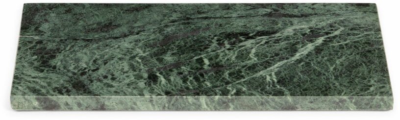 Plateau rectangulaire 15x30 cm marbre vert - Stoned - The Cool Republic