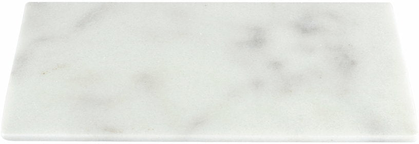 Plateau rectangulaire 20x40 cm marbre blanc - Stoned - The Cool Republic