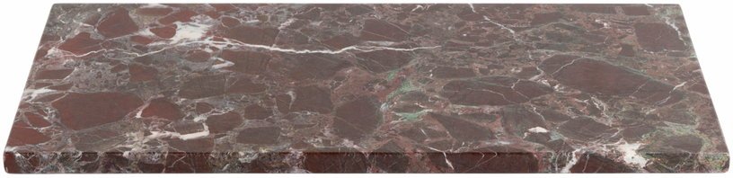 Plateau rectangulaire 20x40 cm marbre bordeaux - Stoned - The Cool Republic
