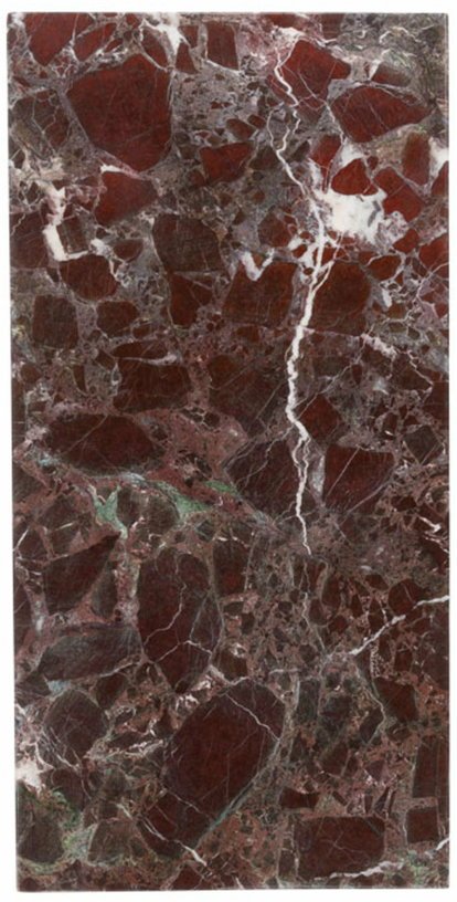 Plateau rectangulaire 20x40 cm marbre bordeaux - Stoned - The Cool Republic