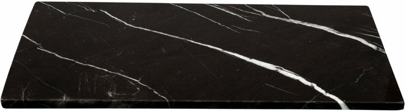 Plateau rectangulaire 20x40 cm marbre noir - Stoned - The Cool Republic