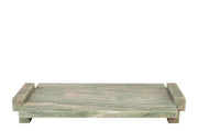 Plateau rectangulaire en marbre vert 40x25x6cm Stanton - Versmissen - The Cool Republic