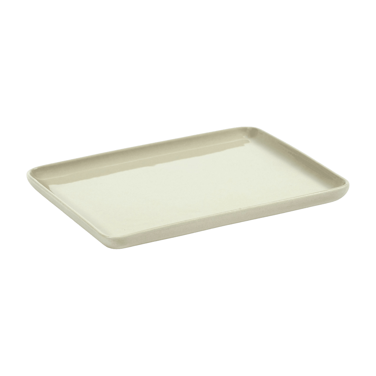 Plateau rectangulaire en porcelaine beige Cose - Serax - The Cool Republic