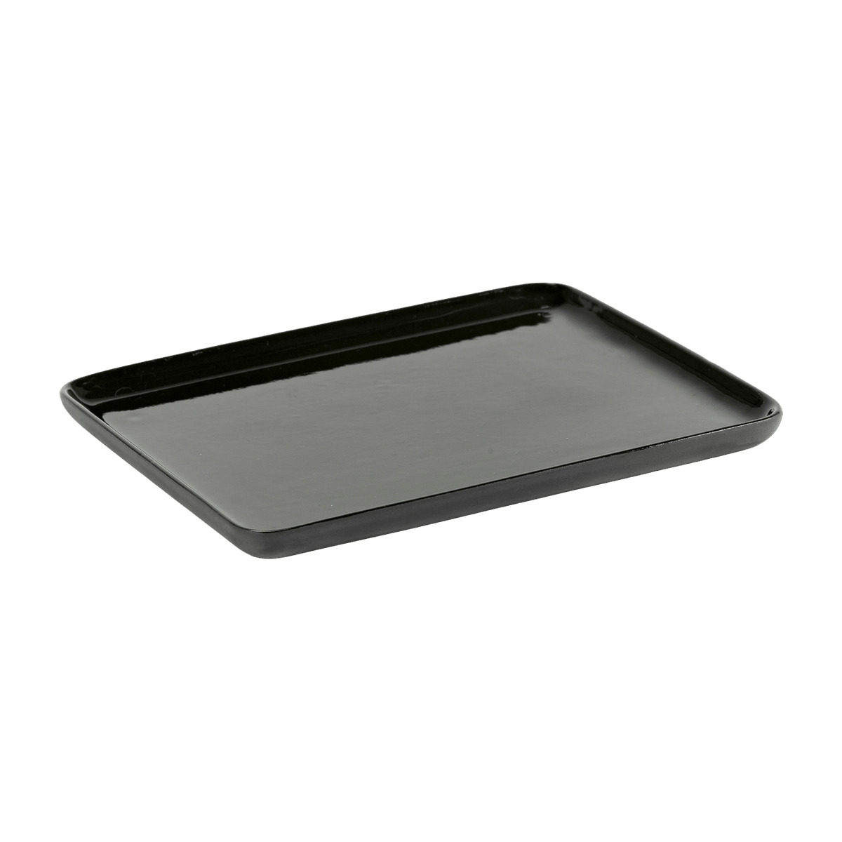Plateau rectangulaire en porcelaine gris foncé Cose - Serax - The Cool Republic