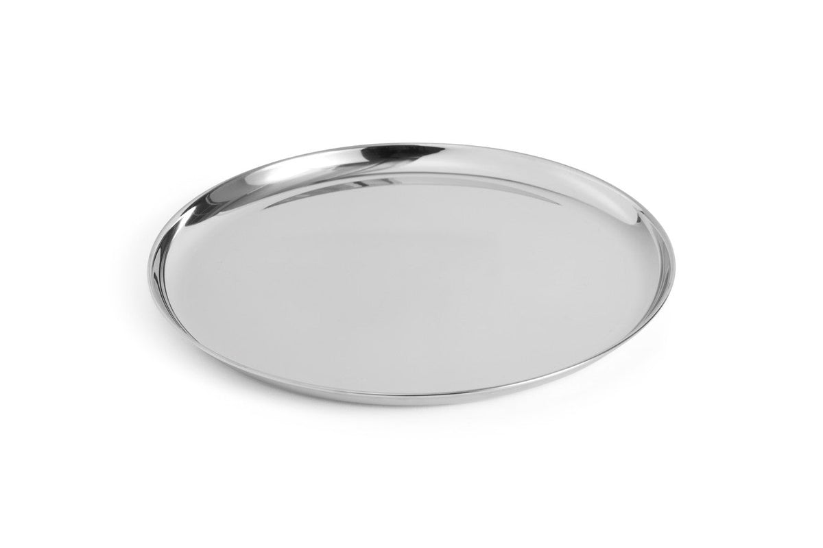 Plateau rond en acier inoxydable 32cm Essentiel - Hay - The Cool Republic