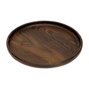 Plateau rond en bois de frêne carbonisé "pur" 29 cm - Serax - The Cool Republic