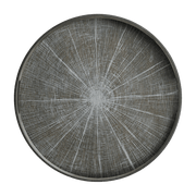 Plateau rond en bois et sérigraphié 48 cm Slice - Ethnicraft Accessories - The Cool Republic