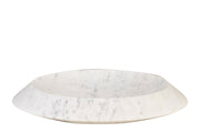 plateau rond en marbre blanc 35,5x7,5cm Kyron - Versmissen - The Cool Republic