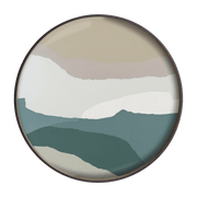 Plateau rond en verre Slate Wabi Sabi L - Ethnicraft Accessories - The Cool Republic