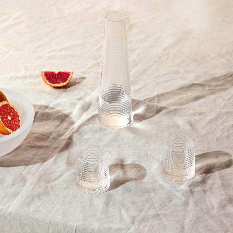 Poem - Ensemble de 2 verres à eau - transparent Nude Glass - The Cool Republic
