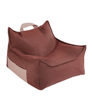 Pouf d'extérieur pour enfant en polypropyène recyclé grenade 80x70x50cm - Wigiwama