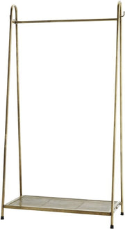 Portant pour vêtements avec planche dorée - Madam Stoltz - The Cool Republic