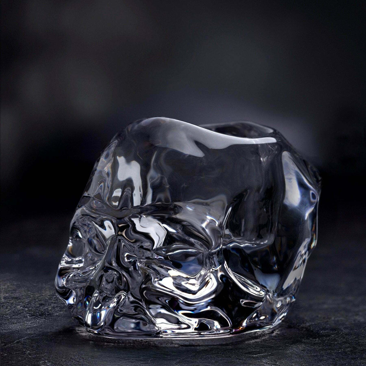 Porte - bougie à réchaud Memento Mori - Nude Glass - The Cool Republic